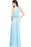 Halter Ruffle Chiffon Bridesmaid Dress Floor Length Casual Wear Dress - Prom Dresses