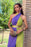 High Neck A-Line Prom Dress with Contrasting Colors, Split, and Belt