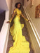 High Neck Long Sleeves Sweep/Brush Train With Applique Satin Dresses - Prom Dresses
