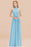 Bridelily Gorgeous High-Neck Halter Backless Bridesmaid Dress Dusty Rose Chiffon Maid of Honor Dress