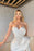 Ivory Sweetheart Beaded Mermaid Prom Dress with Split and Ruffles