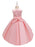 Flower Girl Dresses Jewel Neck Polyester Sleeveless With Train Princess Silhouette Bows Formal Kids Pageant Dresses