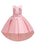 Flower Girl Dresses Jewel Neck Polyester Sleeveless With Train Princess Silhouette Bows Formal Kids Pageant Dresses