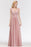 Bridelily Elegant Lace Sweetheart Bridesmaid Dress Online Dusty Rose Chiffon Wedding Party Dress