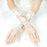 Lace Crystal Beaded Fingerless Wedding Gloves | Bridelily - wedding gloves