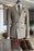 Grover Formal Light Brown Plaid Peaked Lapel Double Breasted Business Suits