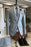 Edgar Light Gray Peaked Lapel Three Pieces Simple Business Suits