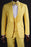 Clyde Glamorous Light Yellow Shawl Lapel Three Pieces Wedding Suits