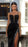 Long Plunging Neckline Formal Dress with Spaghetti Straps and High Slit