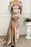 Long Sleeve Mermaid Prom Dress with Off-The-Shoulder Slit