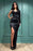 Long Sleeves Black Mermaid Prom Dress With Split