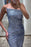 Luxurious Silver Strapless Prom Dress, Slimming Sweep Mermaid