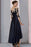 Mermaid Satin Hi-Lo Mother of-Bride Dress with Appliques - Prom Dresses