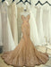 Mermaid Sleeveless Sweetheart Sweep/Brush Train Sequin Tulle Dresses - Prom Dresses
