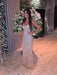 Mermaid Tulle V-Neck Sleeveless Sweep/Brush Train With Crystal Dresses - Prom Dresses