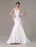 Mermaid Wedding Dresses With Elegant Detachable Lace Jacket Sweep Train(Veil not included) misshow