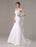 Mermaid Wedding Dresses With Elegant Detachable Lace Jacket Sweep Train(Veil not included) misshow