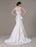 Mermaid Wedding Dresses With Elegant Detachable Lace Jacket Sweep Train(Veil not included) misshow