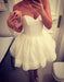 Mini Strapless Dresses Cute A-Line Sweetheart Ivory Short Homecoming/Cocktail Dress - Prom Dresses