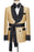 Saxon Modern Gold Shawl Lapel Double Breasted Wedding Suits