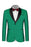 Frank Modern Green Shawl Lapel Jacquard Wedding Suits For Men