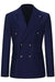 Augus New Arrival Navy Blue Peaked Lapel Double Breasted Business Suits