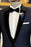 Cecil Fancy Navy Blue Peaked Lapel Two Pieces Men Suits For Prom