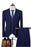 Avery Bespoke Navy Blue Striped Three Pieces Business Men Suits