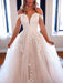 Off Shoulder White Lace Long Prom Dresses with Train, White Lace Wedding Dresses, White Tulle Formal Evening Dresses 