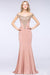 Off-the-Shoulder Formal Gown Gold Lace Applique Floor Length Mermaid Evneing Dress - Rose Gold / US 2 - Prom Dresses