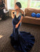 Off-The-Shoulder Sweep/Brush Train With Applique Velvet Dresses - Prom Dresses
