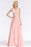 Bridelily Chic One-shoulder Ruffle Sleeveless Bridesmaid Dress Affordable Online