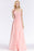 Bridelily Chic One-shoulder Ruffle Sleeveless Bridesmaid Dress Affordable Online