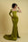 One-Shoulder Charmeuse Mermaid Prom Dress with Daring Slit