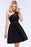 Bridelily Lovely Lace Black One-shoulder Short Junior Bridesmaid Dresses Online