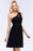 Bridelily Lovely Lace Black One-shoulder Short Junior Bridesmaid Dresses Online