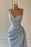 One-Shoulder Mermaid Prom Dress with Elegant Ruffles