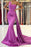 One Shoulder Mermaid Prom Dress with Ruffles