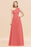 Bridelily Stylish One-shoulder Sleeveless Long Junior Bridesmaid Dresses Affordable