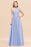 Bridelily Stylish One-shoulder Sleeveless Long Junior Bridesmaid Dresses Affordable