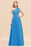 Bridelily Stylish One-shoulder Sleeveless Long Junior Bridesmaid Dresses Affordable