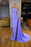 One-shoulder sequin mermaid prom dress with split