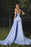 One Shoulder Sleeveless Ruffles Mermaid Prom Dress with Trail