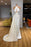 Opulent Ivory Halter Neck Mermaid Evening Gown