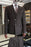 Alston Formal Black Peaked Lapel Close Fitting Two Pieces Men Suits For Business