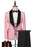 Alexander Pink Shawl Lapel Three Pieces Slim Suits For Wedding