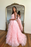 Pink Sleeveless Spaghetti Strap Tulle Mermaid Prom Dress