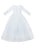 Pink Flower Girl Dresses Jewel Neck 3/4 Length Sleeves Tulle Lace Polyester Embroidered Kids Party Dresses