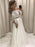 Popular Bateau 3/4 Sleeve Lace Boho Wedding Dresses - wedding dresses