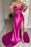 Radiant Rose Sweetheart Prom Gown with Stylish Split and Sleeveless Design